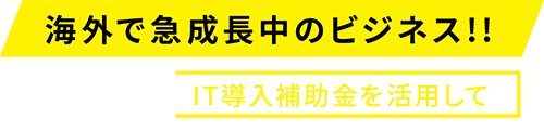 海外で急成長中のビジネス